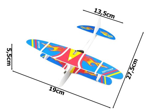 Samolot styropianowy latający piankowy usb silnik szybowiec rzutka lekki Samolot styropianowy latający piankowy usb silnik szybowiec rzutka lekki
