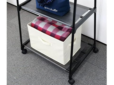 Wieszak na ubrania stojak na kółkach na ubrania odzież drążek na wieszaki Wieszak na ubrania stojak na kółkach na ubrania odzież drążek na wieszaki