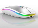 Mysz myszka optyczna bezprzewodowa slim 2,4 ghz bluetooth do laptopa pc