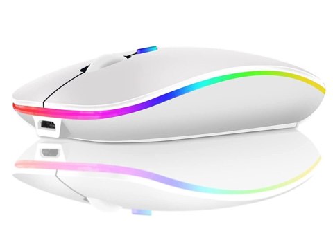 Mysz myszka optyczna bezprzewodowa slim 2,4 ghz bluetooth do laptopa pc Mysz myszka optyczna bezprzewodowa slim 2,4 ghz bluetooth do laptopa pc