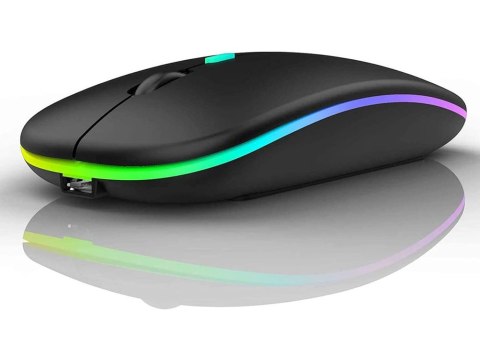 Mysz myszka optyczna bezprzewodowa slim 2,4 ghz bluetooth do laptopa pc Mysz myszka optyczna bezprzewodowa slim 2,4 ghz bluetooth do laptopa pc