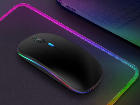 Mysz myszka optyczna bezprzewodowa slim 2,4 ghz bluetooth do laptopa pc Mysz myszka optyczna bezprzewodowa slim 2,4 ghz bluetooth do laptopa pc