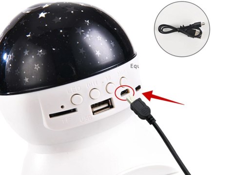 Projektor gwiazd lampka nocna nieba star led głośnik bluetooth usb rzutnik Projektor gwiazd lampka nocna nieba star led głośnik bluetooth usb rzutnik