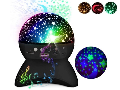 Projektor gwiazd lampka nocna nieba star led głośnik bluetooth usb rzutnik Projektor gwiazd lampka nocna nieba star led głośnik bluetooth usb rzutnik