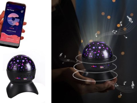 Projektor gwiazd lampka nocna nieba star led głośnik bluetooth usb rzutnik Projektor gwiazd lampka nocna nieba star led głośnik bluetooth usb rzutnik