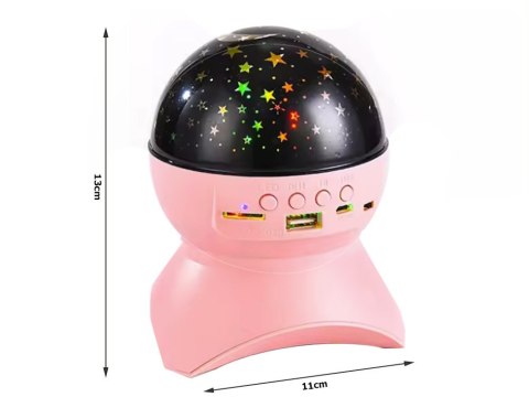 Projektor gwiazd lampka nocna nieba star led głośnik bluetooth usb rzutnik Projektor gwiazd lampka nocna nieba star led głośnik bluetooth usb rzutnik