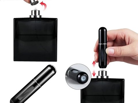 Atomizer podróżny z rozpylaczem do perfum flakon 5ml dozownik na perfumy Atomizer podróżny z rozpylaczem do perfum flakon 5ml dozownik na perfumy