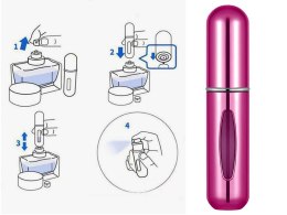 Atomizer podróżny z rozpylaczem do perfum flakon 5ml dozownik na perfumy