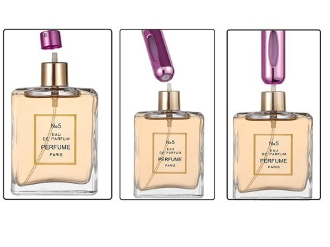 Atomizer podróżny z rozpylaczem do perfum flakon 5ml dozownik na perfumy Atomizer podróżny z rozpylaczem do perfum flakon 5ml dozownik na perfumy