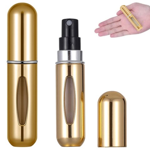 Atomizer podróżny z rozpylaczem do perfum flakon 5ml dozownik na perfumy Atomizer podróżny z rozpylaczem do perfum flakon 5ml dozownik na perfumy
