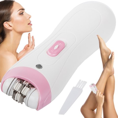 Depilator do twarzy golarka trymer do ciała damska na baterie szczoteczka Depilator do twarzy golarka trymer do ciała damska na baterie szczoteczka
