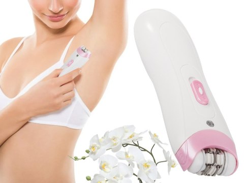 Depilator do twarzy golarka trymer do ciała damska na baterie szczoteczka Depilator do twarzy golarka trymer do ciała damska na baterie szczoteczka