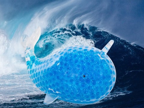 Gniotek antystresowy żelowy squishy delfin kulki sensoryczny duży zgniotek Gniotek antystresowy żelowy squishy delfin kulki sensoryczny duży zgniotek