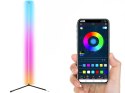 Lampa stojąca podłogowa narożnikowa rgb led nocna do sypialni aplikacja 1,5