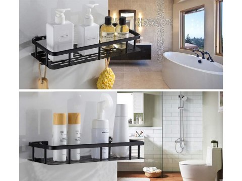 Półka łazienkowa do łazienki pod prysznic do kuchni loft wisząca metalowa Półka łazienkowa do łazienki pod prysznic do kuchni loft wisząca metalowa