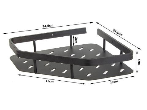 Półka łazienkowa narożna do łazienki pod prysznic prysznicowa wisząca loft Półka łazienkowa narożna do łazienki pod prysznic prysznicowa wisząca loft
