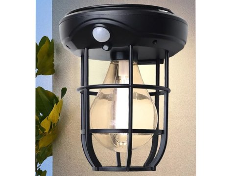 Lampa solarna z czujnikiem zmierzchu ruchu 3 tryby 3 led 1800lm wodoodporna Lampa solarna z czujnikiem zmierzchu ruchu 3 tryby 3 led 1800lm wodoodporna