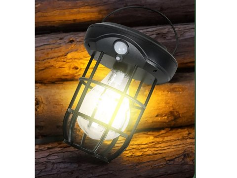 Lampa solarna z czujnikiem zmierzchu ruchu 3 tryby 3 led 1800lm wodoodporna Lampa solarna z czujnikiem zmierzchu ruchu 3 tryby 3 led 1800lm wodoodporna