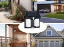 Lampa solarna z czujnikiem zmierzchu ruchu 3 tryby wodoodporna 1200lm