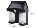 Lampa solarna z czujnikiem zmierzchu ruchu 3 tryby wodoodporna 1200lm