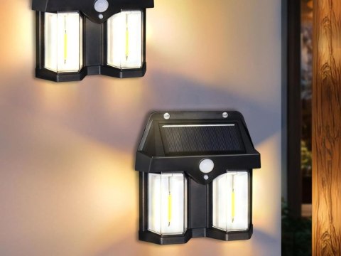 Lampa solarna z czujnikiem zmierzchu ruchu 3 tryby wodoodporna 1200lm Lampa solarna z czujnikiem zmierzchu ruchu 3 tryby wodoodporna 1200lm