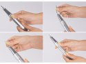 Frezarka do paznokci manicure pedicure 80w profesjonalna mocna + frezy 6szt