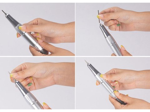 Frezarka do paznokci manicure pedicure 80w profesjonalna mocna + frezy 6szt Frezarka do paznokci manicure pedicure 80w profesjonalna mocna + frezy 6szt