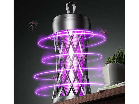 Lampa owadobójcza uv na komary muchy elektryczna owady pułkapka skuteczna Lampa owadobójcza uv na komary muchy elektryczna owady pułkapka skuteczna