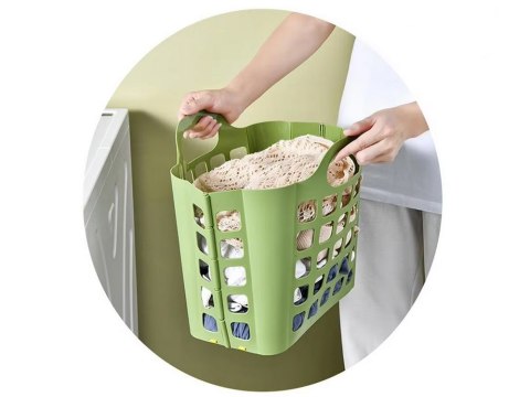 Kosz koszyk na zakupy drobiazgi plastikowy składany pojemny na pranie duży Kosz koszyk na zakupy drobiazgi plastikowy składany pojemny na pranie duży