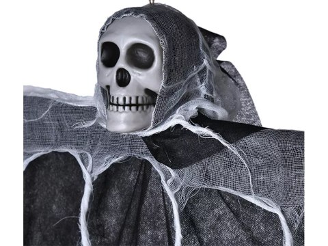 Dekoracja halloween wisząca ozdoba duch szkielet śmierć zjawa czaszka 80 cm Dekoracja halloween wisząca ozdoba duch szkielet śmierć zjawa czaszka 80 cm
