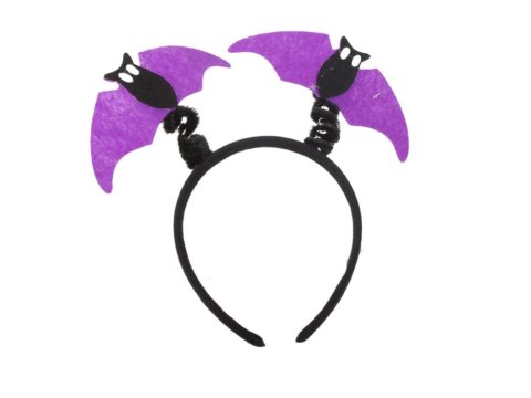 Strój przebranie na halloween spódnica nietoperz opaska czarno-fioletowa Strój przebranie na halloween spódnica nietoperz opaska czarno-fioletowa