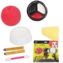 Zestaw do makijażu klaun z nosem na halloween makeup do cosplay makijaż