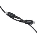 KABEL PRZEWÓD MFI DO IPHONE USB-C - LIGHTNING 30W 3A 1.8M CZARNY