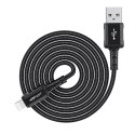 KABEL PRZEWÓD MFI DO IPHONE USB - LIGHTNING 2.4A 1.8M CZARNY