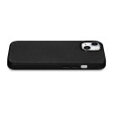 SKÓRZANE ETUI IPHONE 14 PLUS MAGNETYCZNE Z MAGSAFE LITCHI PREMIUM LEATHER CASE CZARNY