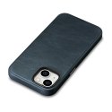 SKÓRZANE ETUI IPHONE 14 PLUS MAGNETYCZNE Z MAGSAFE OIL WAX PREMIUM LEATHER CASE GRANATOWY