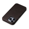 SKÓRZANE ETUI IPHONE 14 PRO MAX MAGNETYCZNE Z MAGSAFE OIL WAX PREMIUM LEATHER CASE BRĄZ