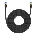 SZYBKI KABEL SIECIOWY LAN RJ45 CAT.7 10GBPS PLECIONKA 8M CZARNY