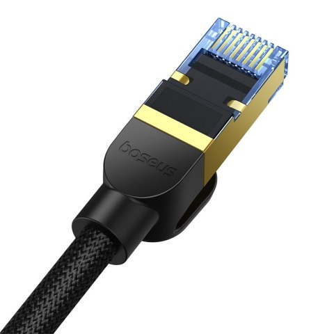 SZYBKI KABEL SIECIOWY LAN RJ45 CAT.7 10GBPS PLECIONKA 8M CZARNY SZYBKI KABEL SIECIOWY LAN RJ45 CAT.7 10GBPS PLECIONKA 8M CZARNY