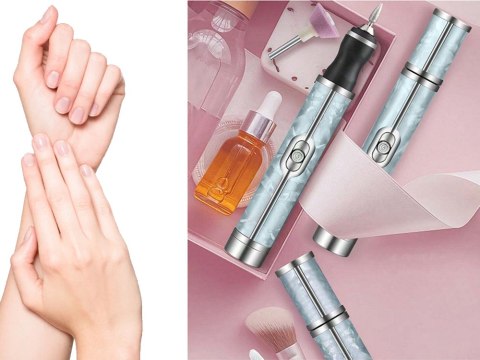 Frezarka do paznokci manicure pedicure frezy zestaw frezów usb akumulator Frezarka do paznokci manicure pedicure frezy zestaw frezów usb akumulator