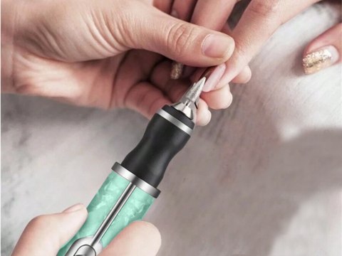 Frezarka do paznokci manicure pedicure frezy zestaw frezów usb akumulator Frezarka do paznokci manicure pedicure frezy zestaw frezów usb akumulator