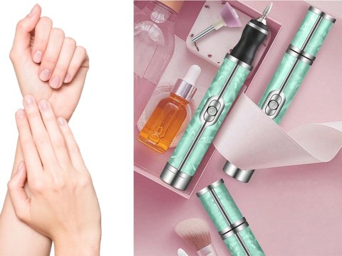 Frezarka do paznokci manicure pedicure frezy zestaw frezów usb akumulator Frezarka do paznokci manicure pedicure frezy zestaw frezów usb akumulator