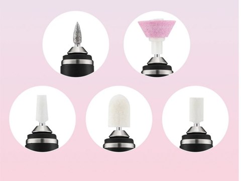 Frezarka do paznokci manicure pedicure frezy zestaw frezów usb akumulator Frezarka do paznokci manicure pedicure frezy zestaw frezów usb akumulator