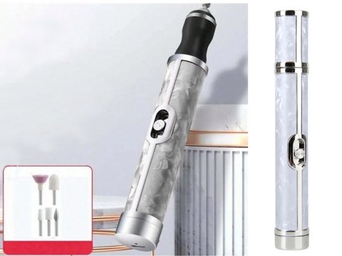 Frezarka do paznokci manicure pedicure frezy zestaw frezów usb akumulator Frezarka do paznokci manicure pedicure frezy zestaw frezów usb akumulator