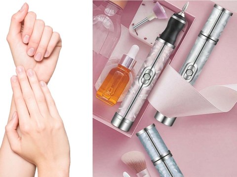 Frezarka do paznokci manicure pedicure frezy zestaw frezów usb akumulator Frezarka do paznokci manicure pedicure frezy zestaw frezów usb akumulator