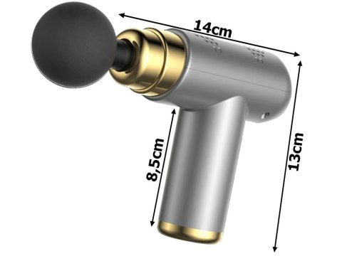 Mini pistolet do masażu ciała mięśni mocny masażer massage gun przenośny Mini pistolet do masażu ciała mięśni mocny masażer massage gun przenośny