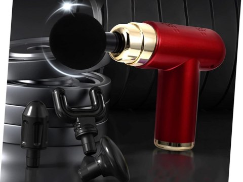 Mini pistolet do masażu ciała mięśni mocny masażer massage gun przenośny Mini pistolet do masażu ciała mięśni mocny masażer massage gun przenośny