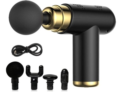 Mini pistolet do masażu ciała mięśni mocny masażer massage gun przenośny Mini pistolet do masażu ciała mięśni mocny masażer massage gun przenośny