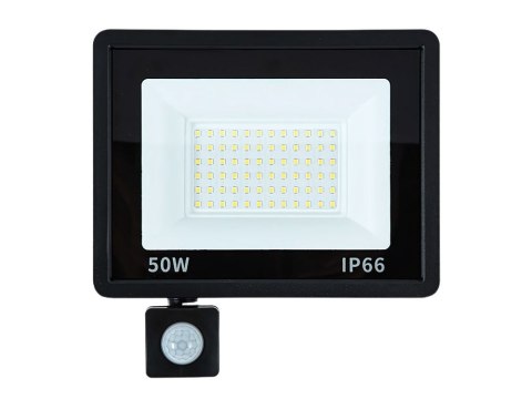 Halogen naświetlacz reflektor led 50w 6000k z czujnik ruchu zmierzchu ip66 Halogen naświetlacz reflektor led 50w 6000k z czujnik ruchu zmierzchu ip66
