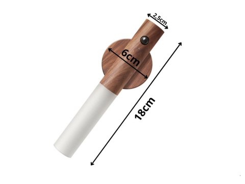 Lampka lampa led ciepła kinkiet z czujnikiem ruchu naścienny na magnes Lampka lampa led ciepła kinkiet z czujnikiem ruchu naścienny na magnes